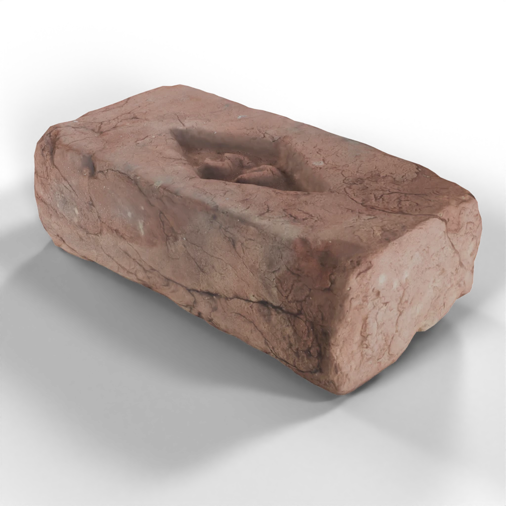 Brick scanned 3d model