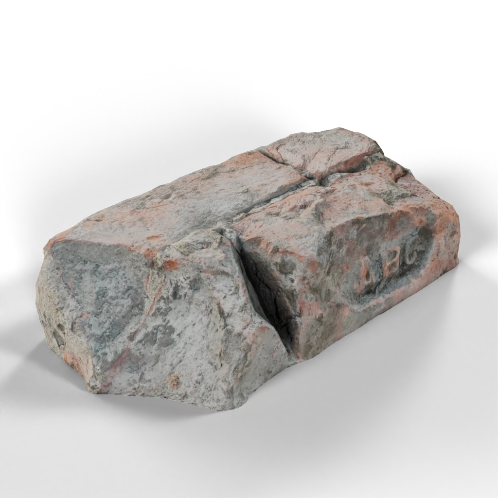 Bricks broken 3d model