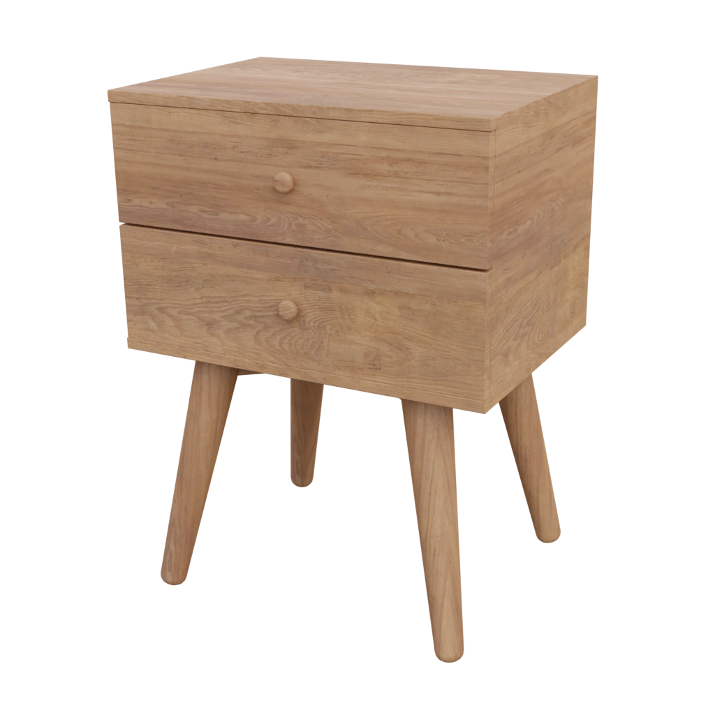 Mid century night stand 16 - 3D Model
