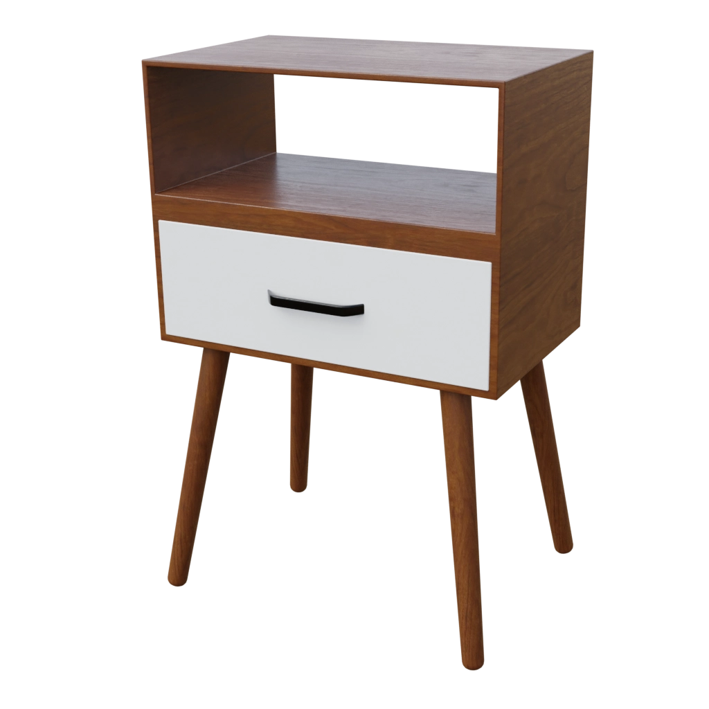 Mid century night stand 27 - 3D Model