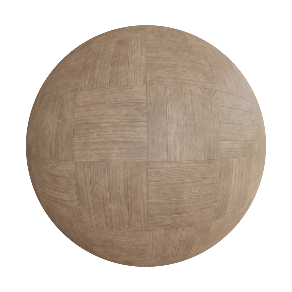 Oak wood - square basket pattern - Pbr material