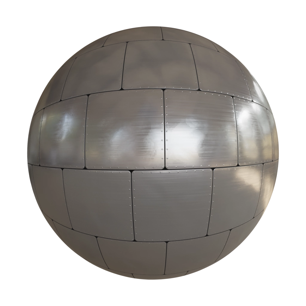 Brushed metal panel Pbr material