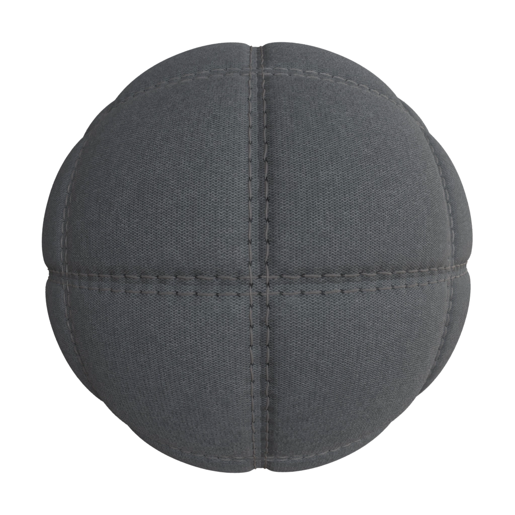 Grey square pattern quilted fabric pbr material