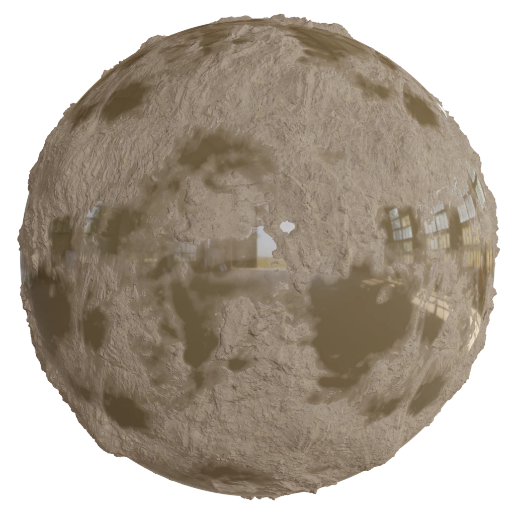 heavy Muddy wet soil pbr material