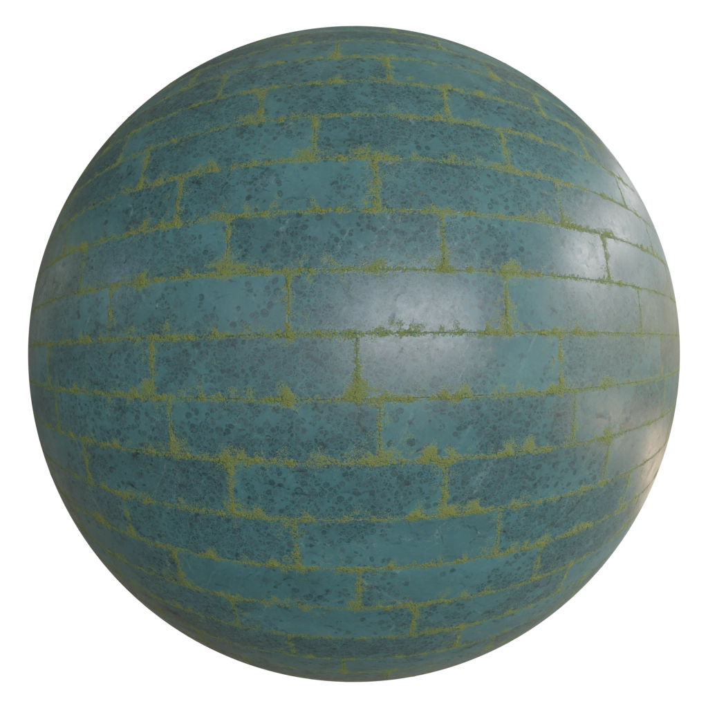 Iceberg blue Carrara wall tile massified pbr material