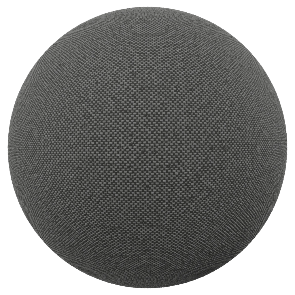 Tweed fabric black and white pbr material