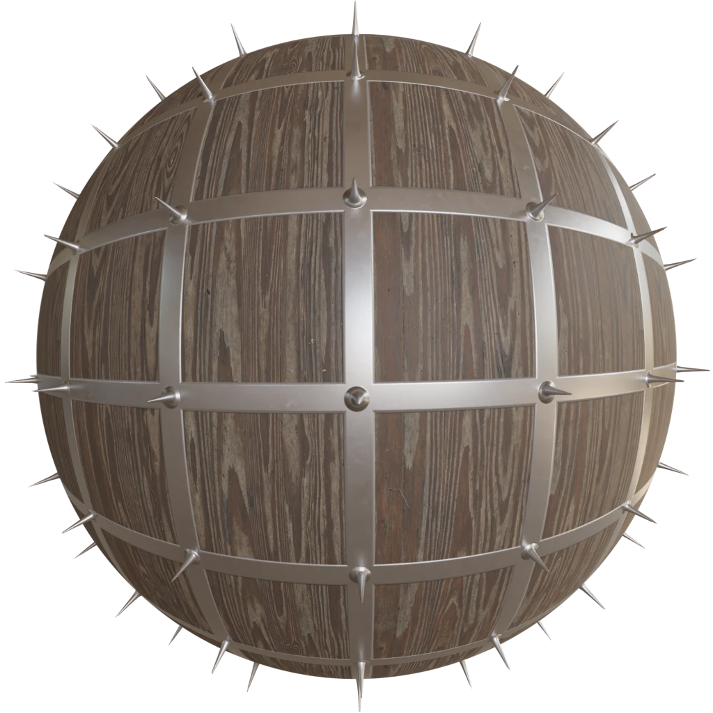 wild forged metal gate Pbr Material