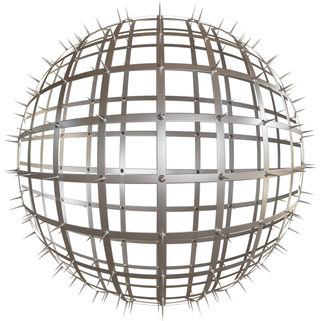 wild matallic cage Pbr material