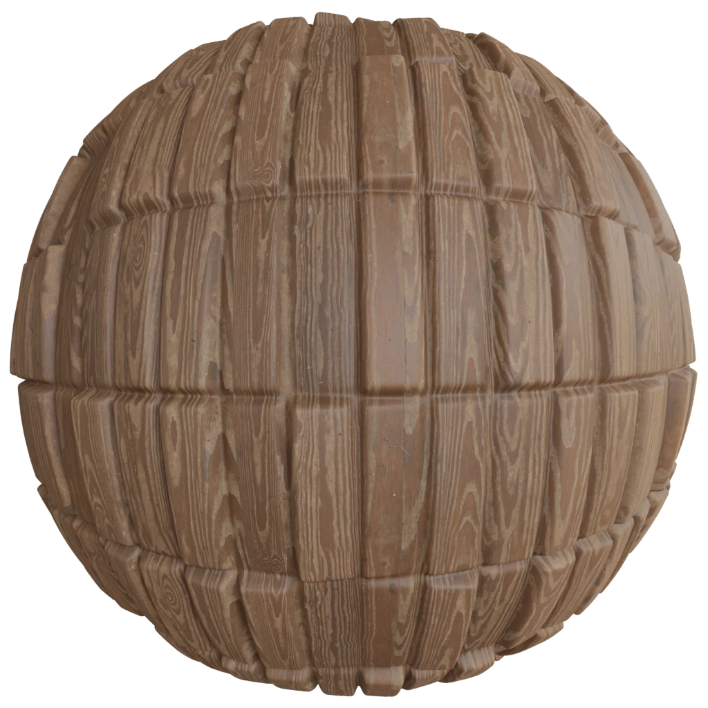 wooden rectangle pattern  Jittered pbr material