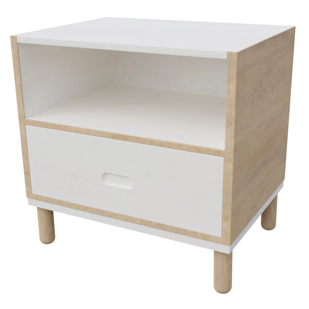 Mid century night stand (31) - 3d model