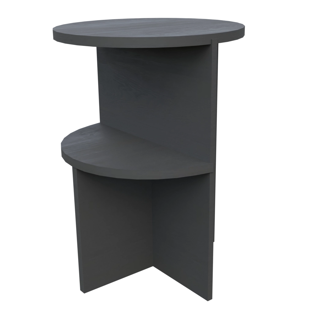 Mid century night stand (37) - 3d model