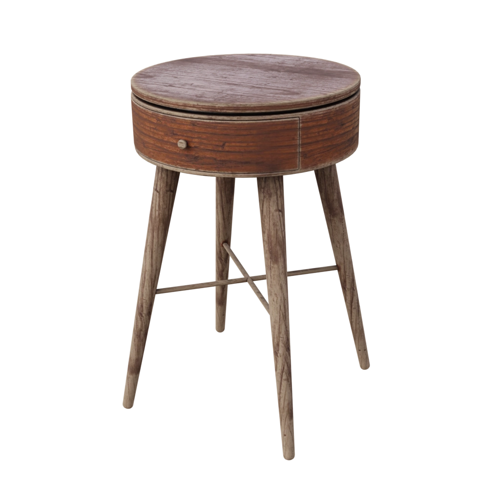 Round night stand (63) - 3d model