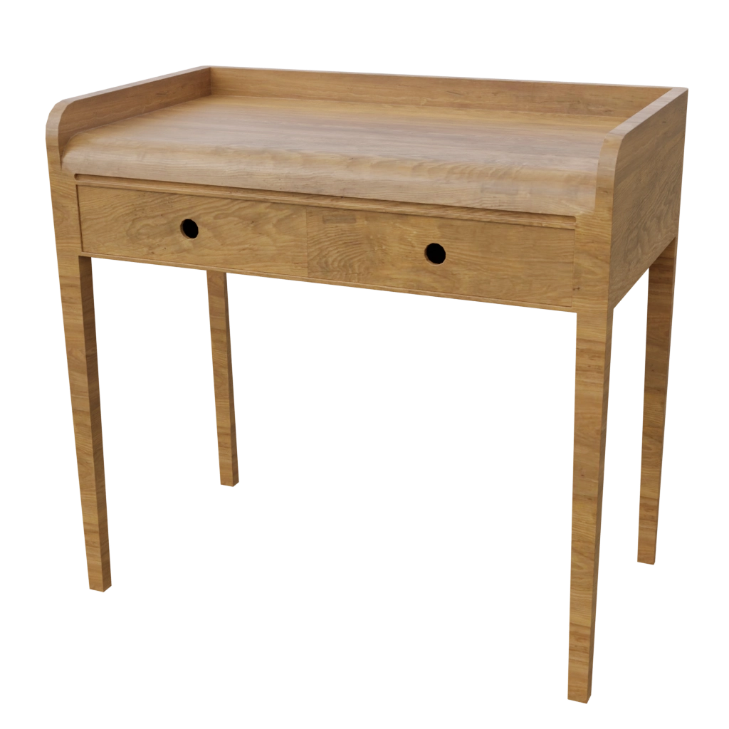wooden night stand (12) - 3d model
