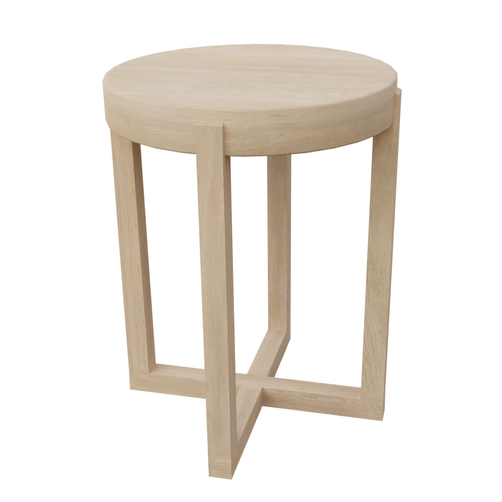 wooden night stand (17) - 3d model