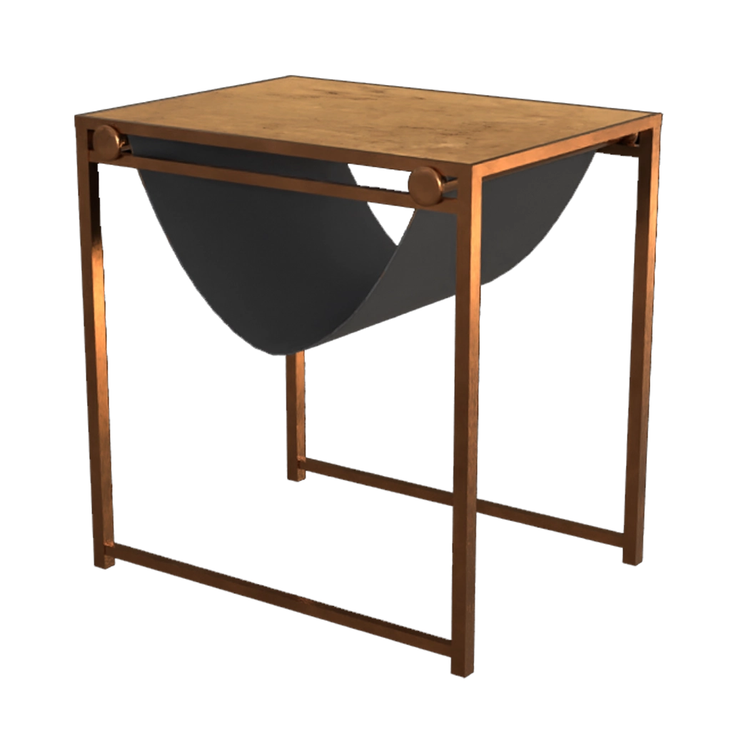 Mid century night stand (41) - 3d model