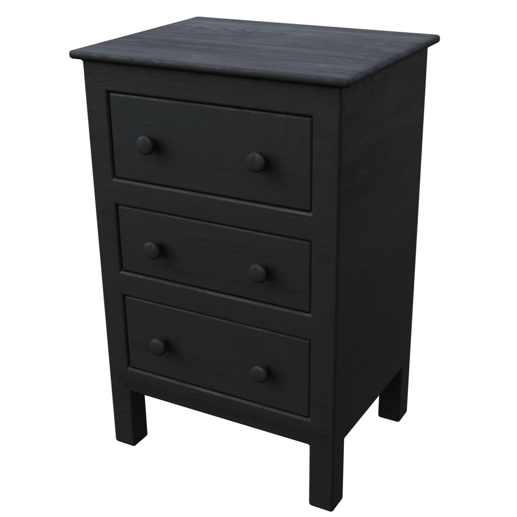 Rustic night stand (65) - 3d model