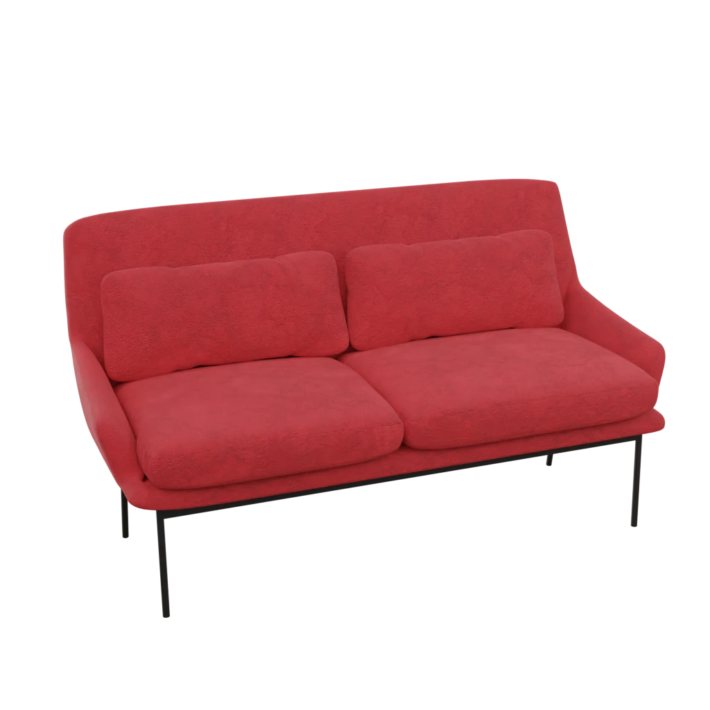 lima two seater sofa- 3d model