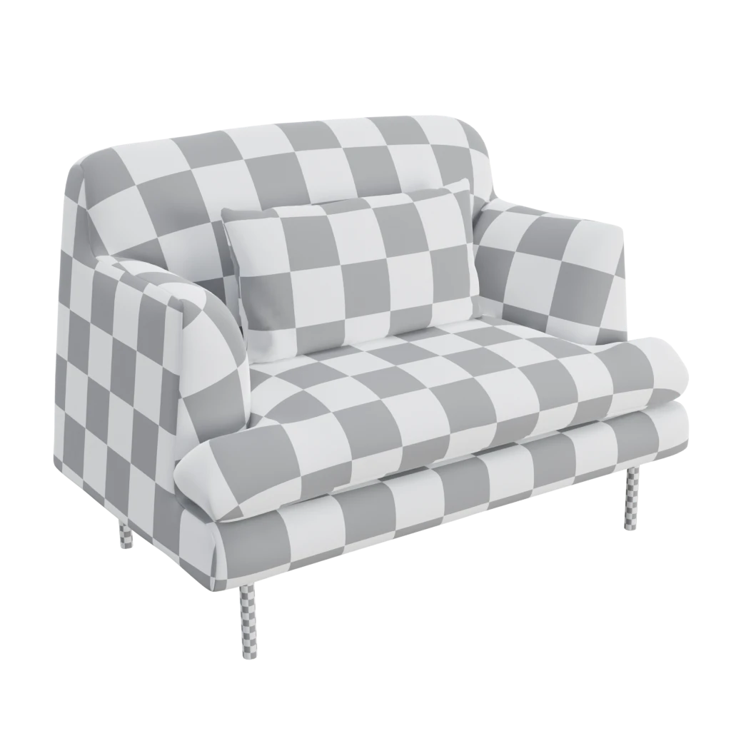 Montevideo single seater sofa chair- 3d model