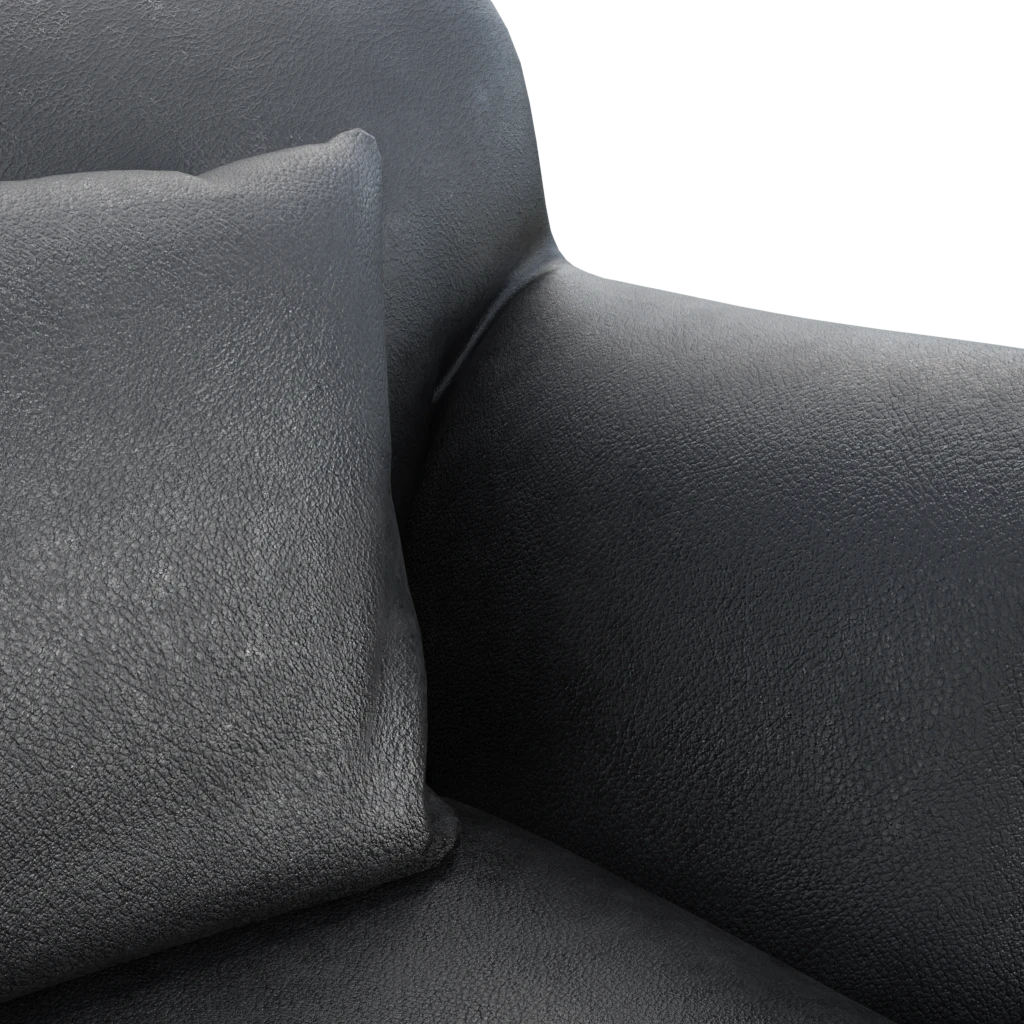 Montevideo single seater sofa chair- 3d model