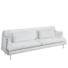 Montevideo two seater sofa- 3d model