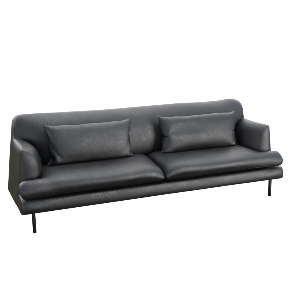 Montevideo two seater sofa- 3d model