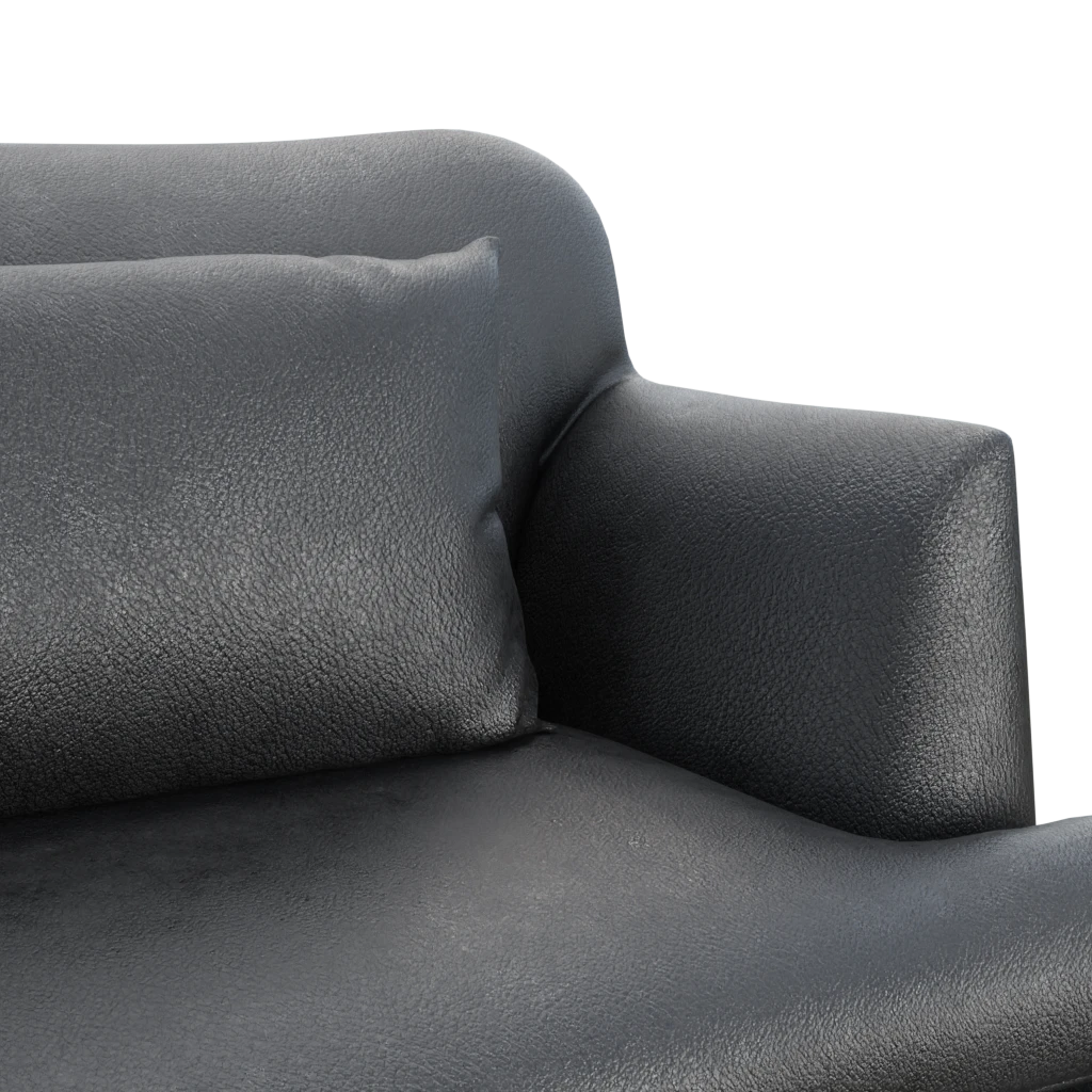 Montevideo two seater sofa- 3d model
