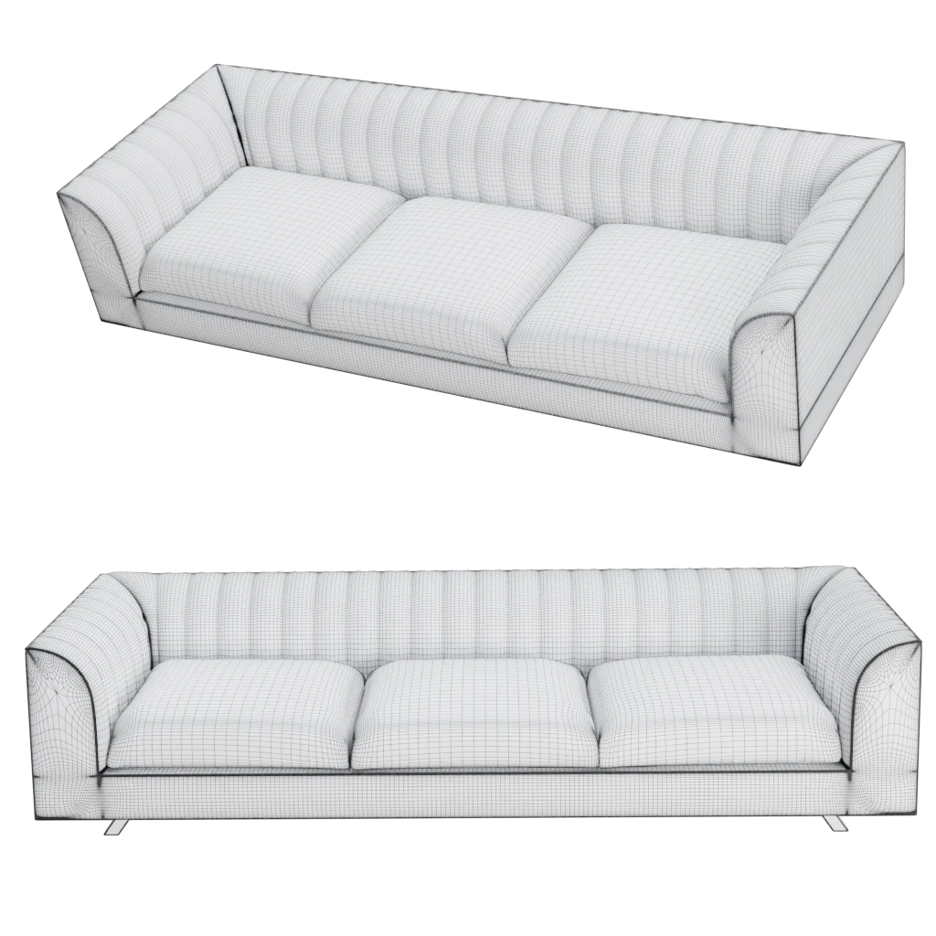 QUILT SOFA- 3d model
