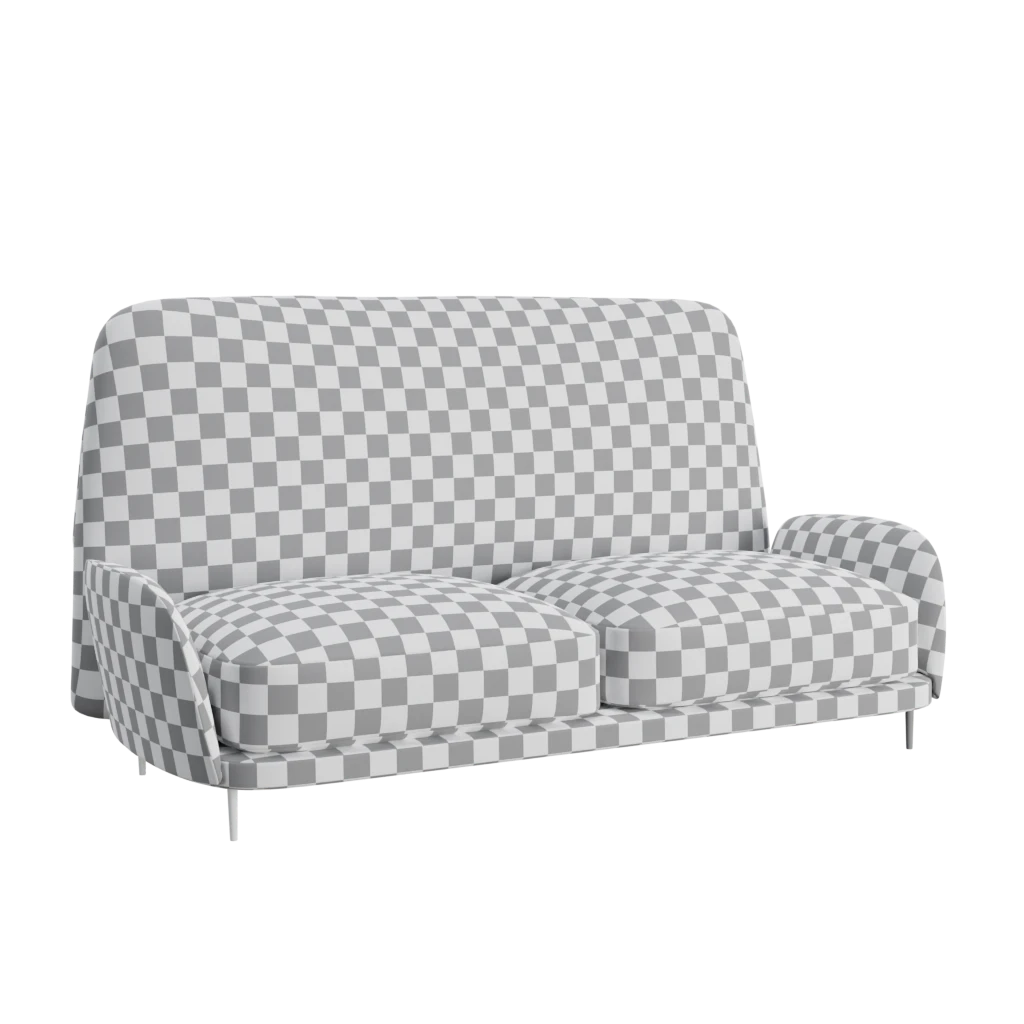 santinago two seater sofa- 3d model