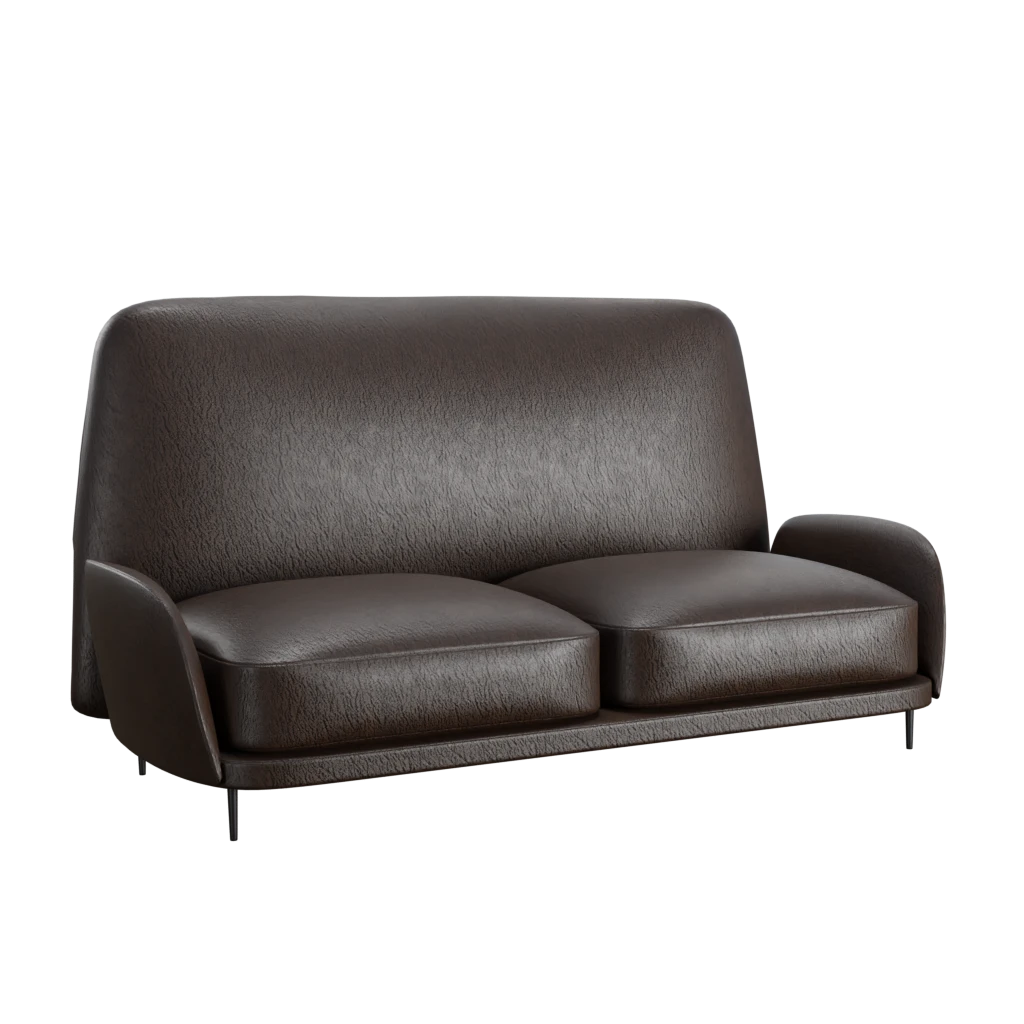 santinago two seater sofa- 3d model