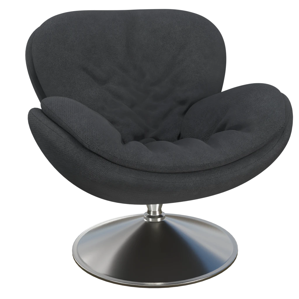 Scoop leisure chair- 3d model