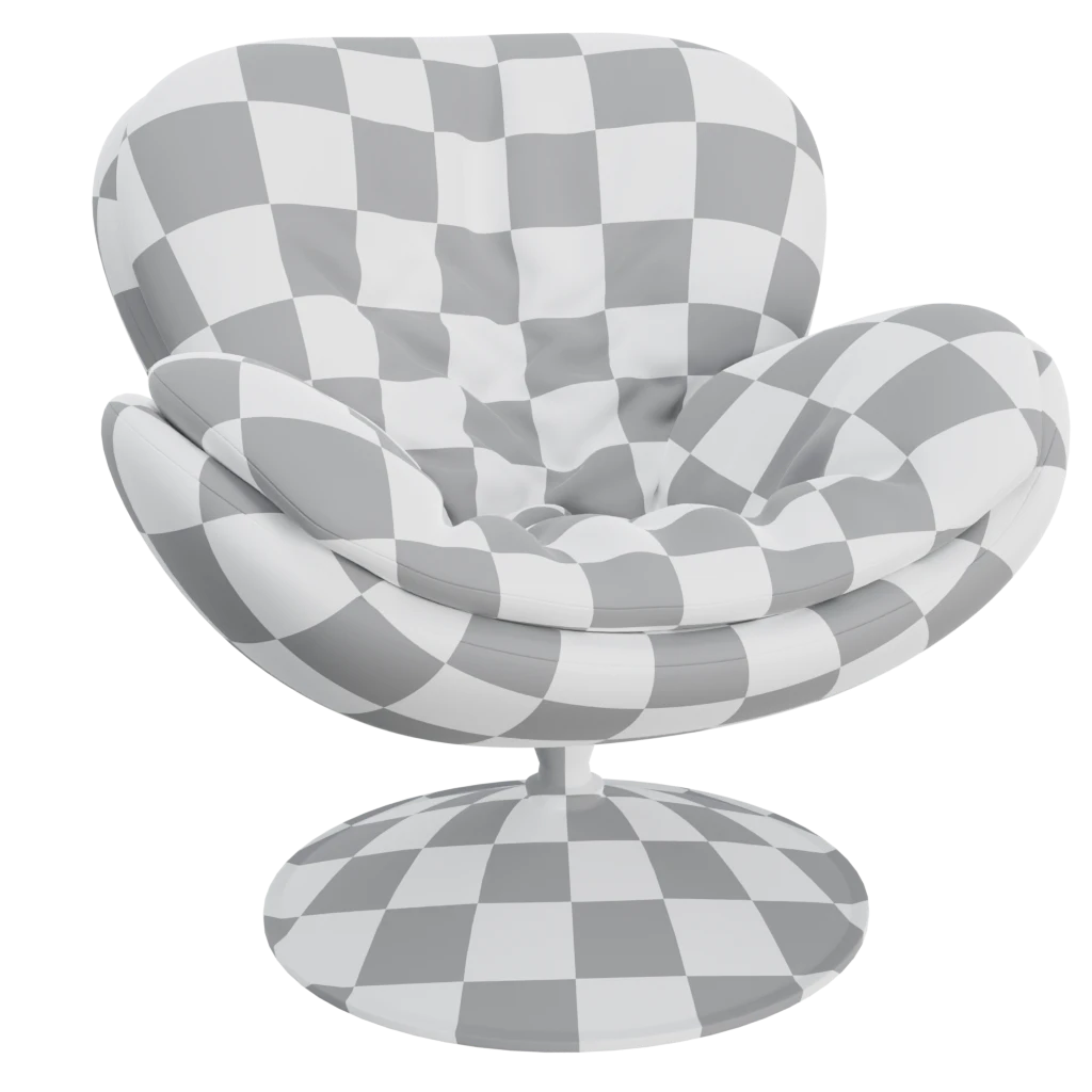 Scoop leisure chair- 3d model