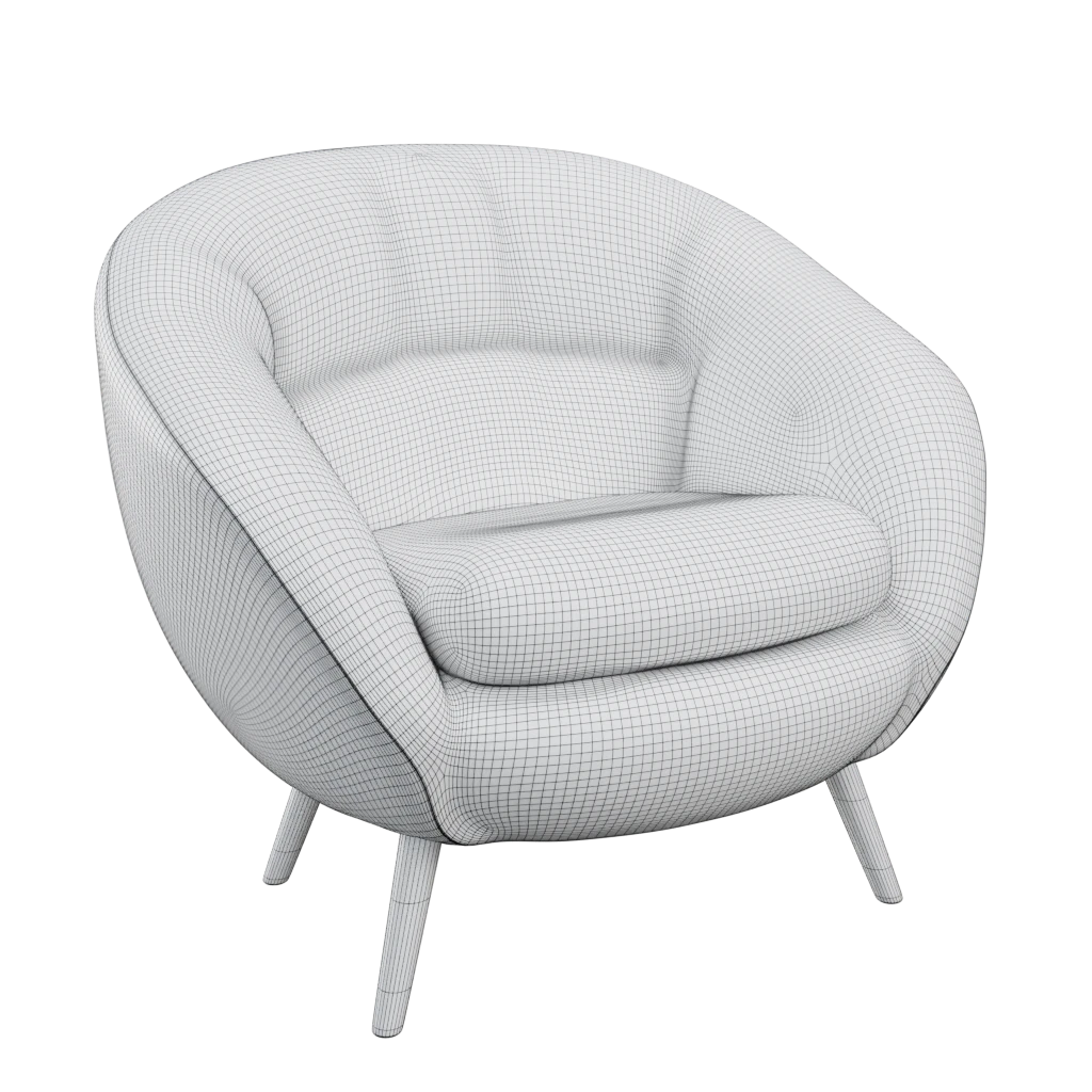 Comfort chair - 3d model