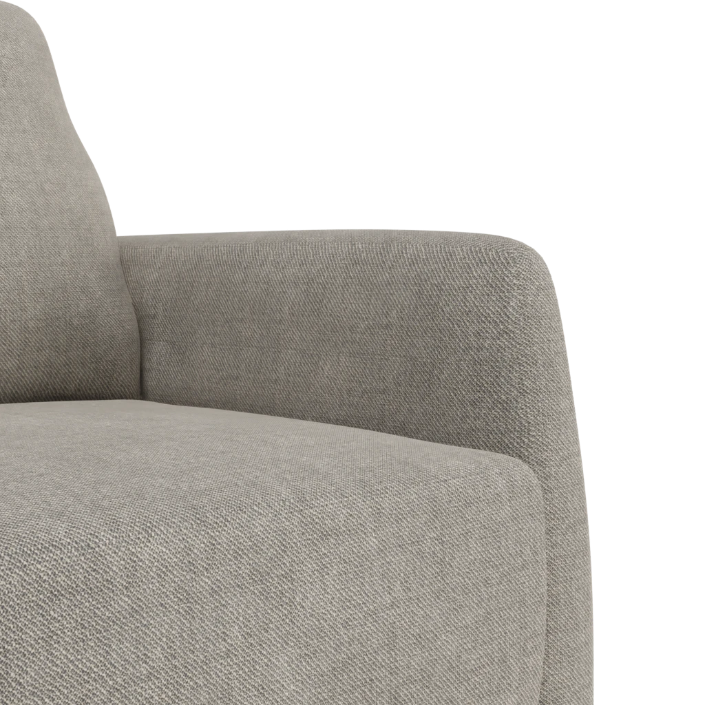 dark grey comfort chair sofa - 3d model