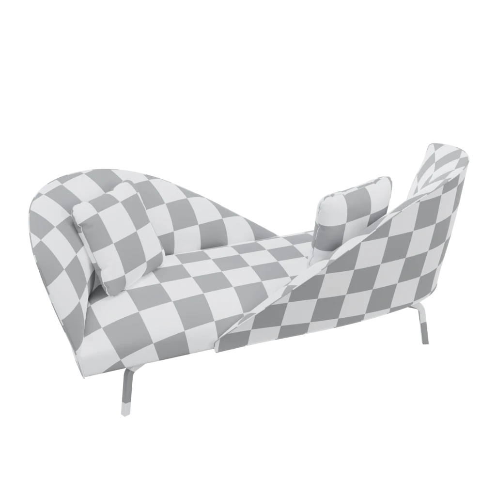 face to face sofa - 3d model