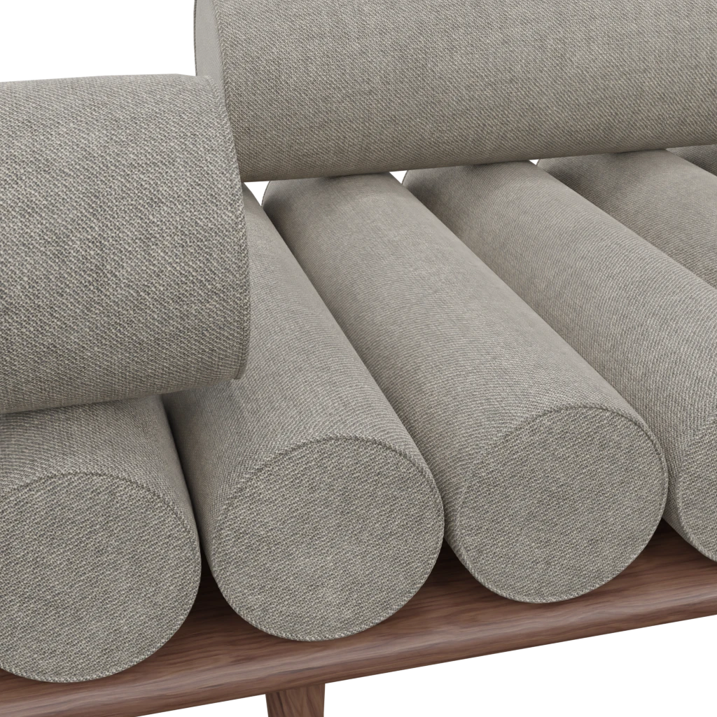 five to nine sofa - 3d model