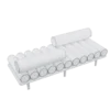 five to nine sofa - 3d model