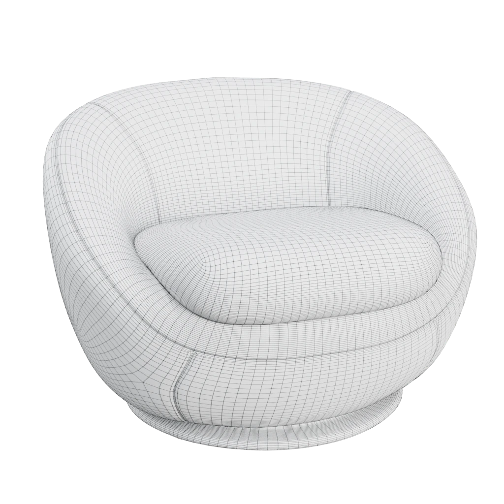 living room comfort sofa - 3d model