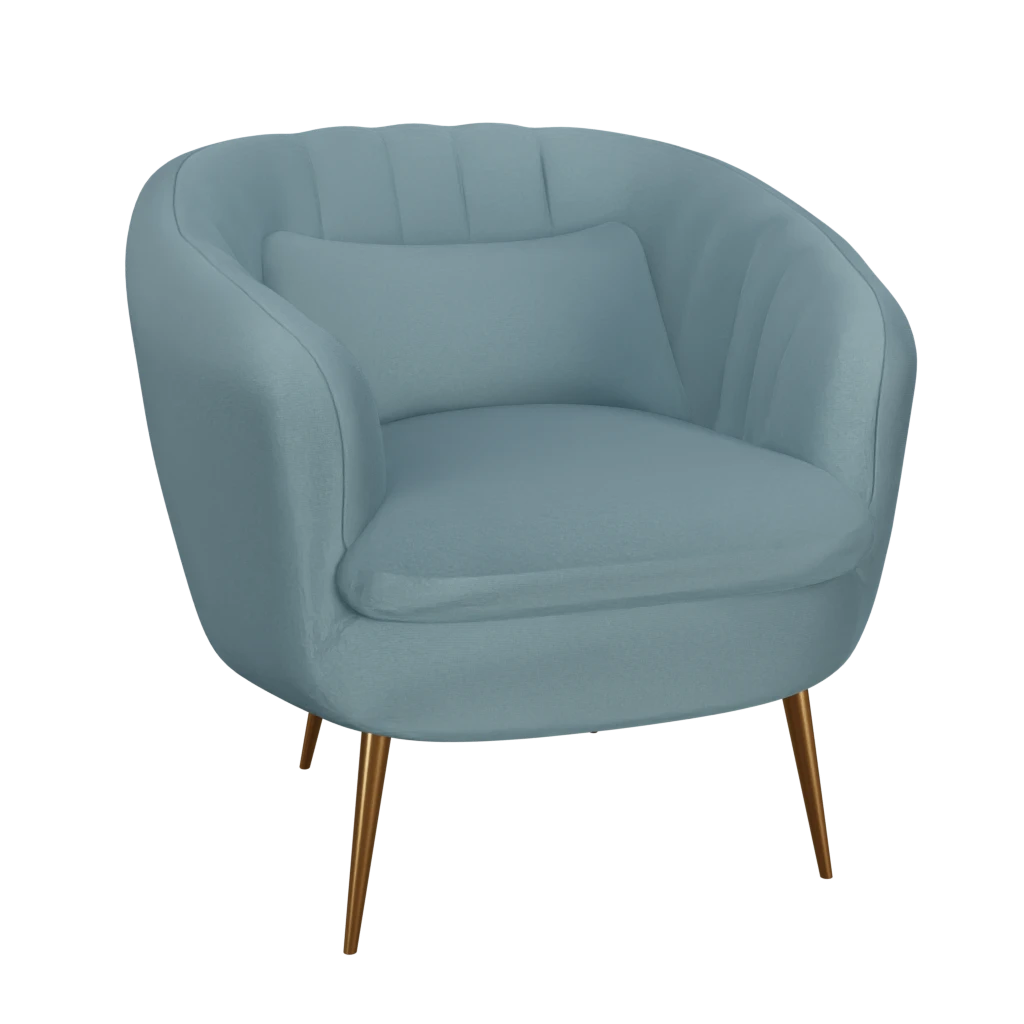 Nordic luxury armchair - 3d model