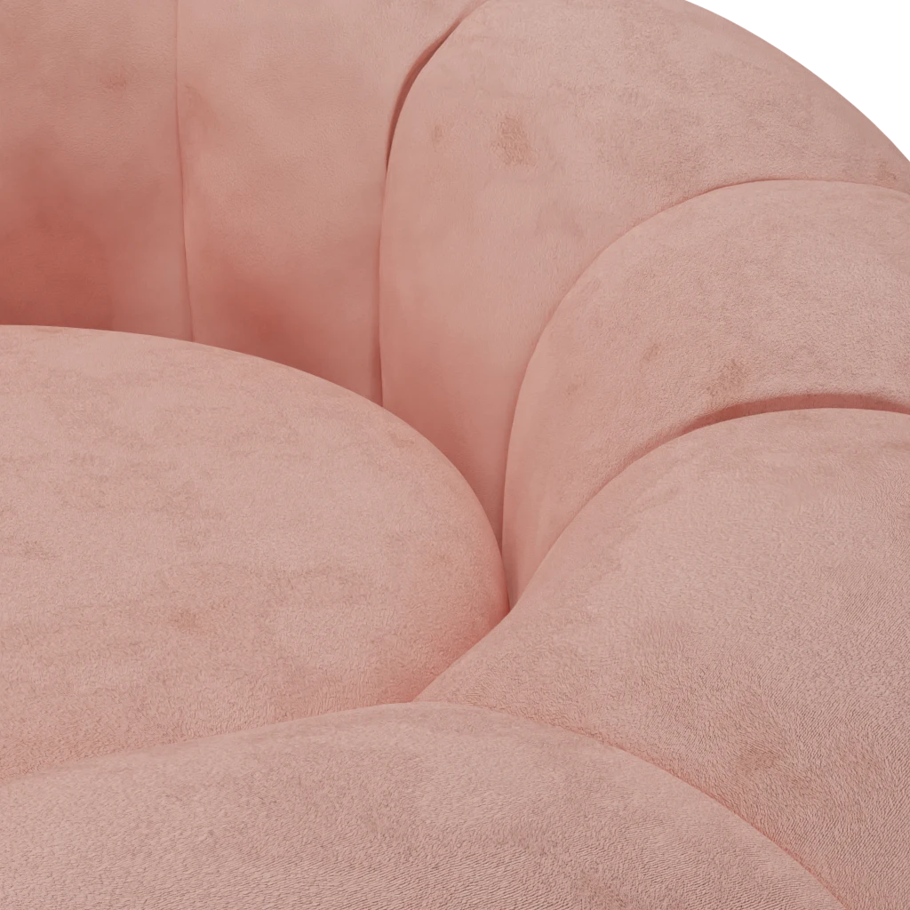 Luxury Pumpkin Sofa - 3d model