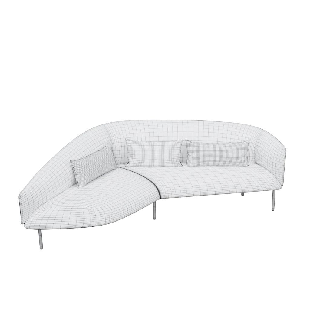 Roma sofa- 3d model