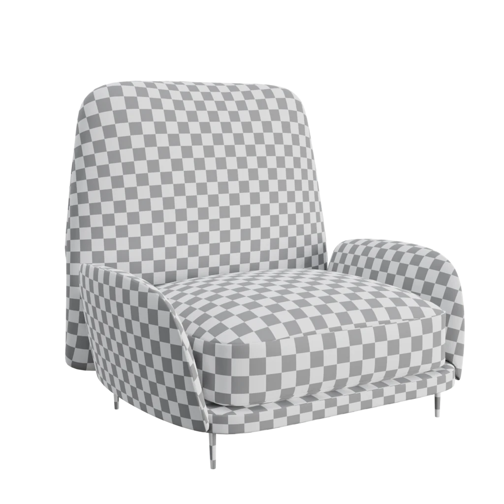 santiago sofa chair- 3d model
