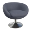 scoop antracine leisure chair- 3d model