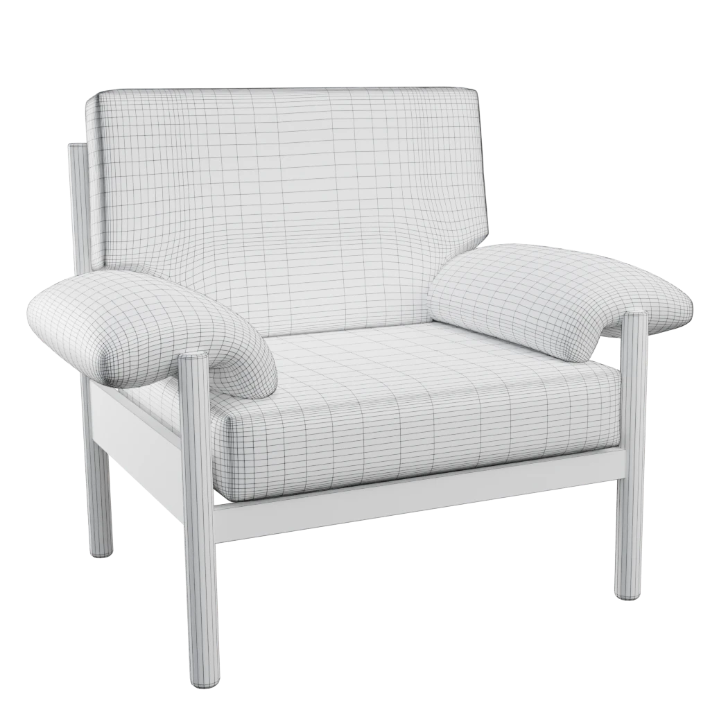 Sella single chair- 3d model