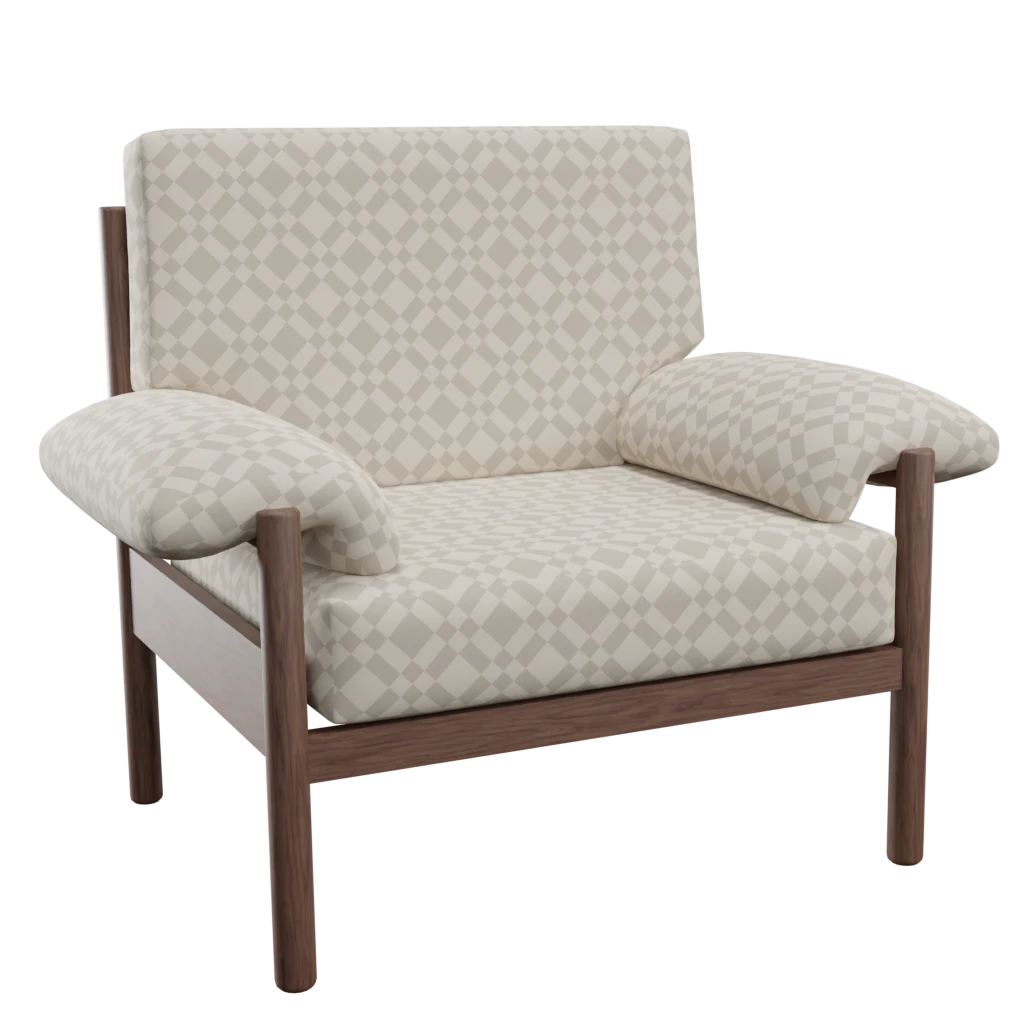 Sella single chair- 3d model