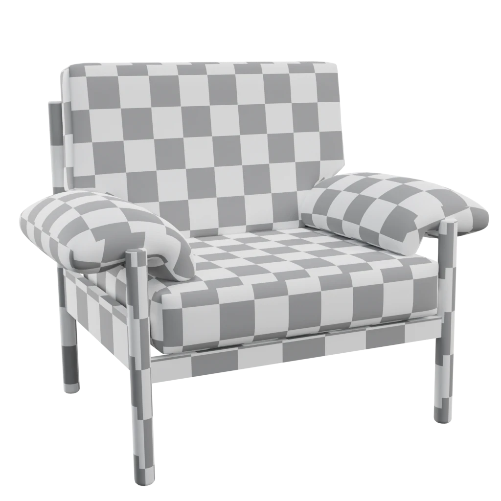 Sella single chair- 3d model