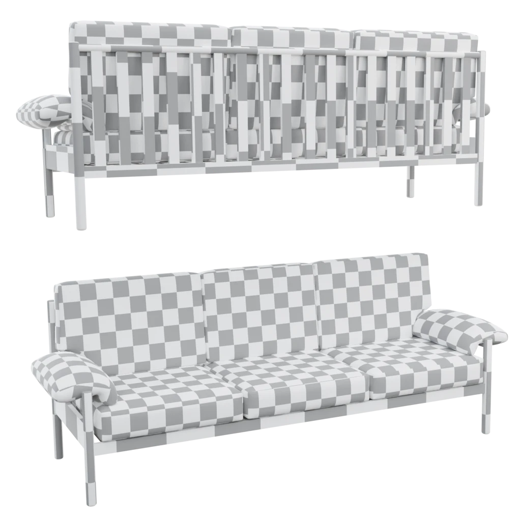 sella sofa- 3d model