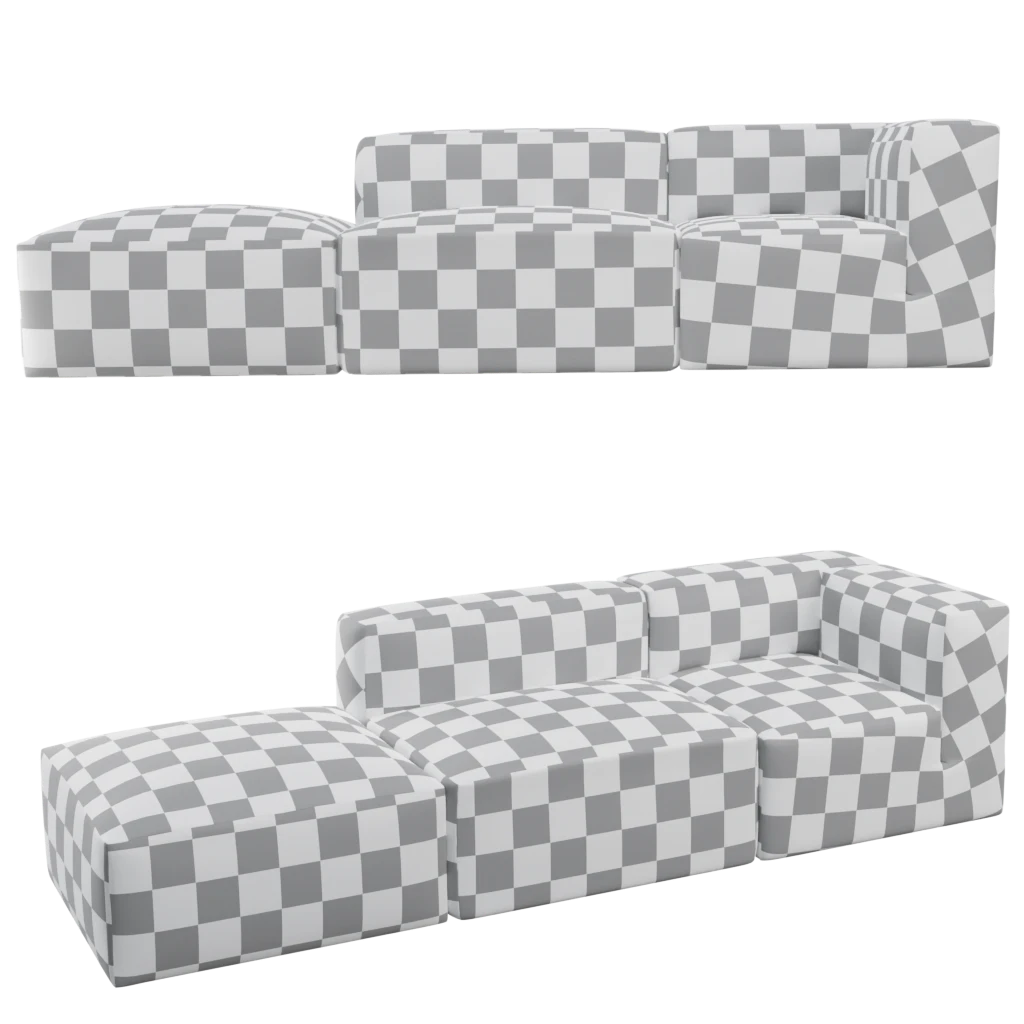 through walls sofa- 3d model