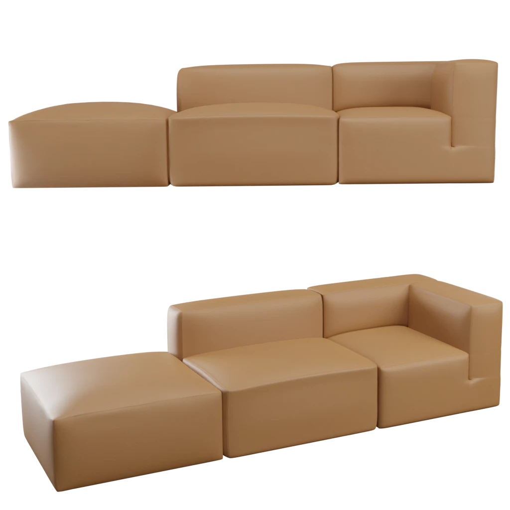 through walls sofa- 3d model