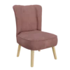 velvet accent chair- 3d model