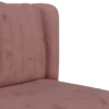velvet accent chair- 3d model